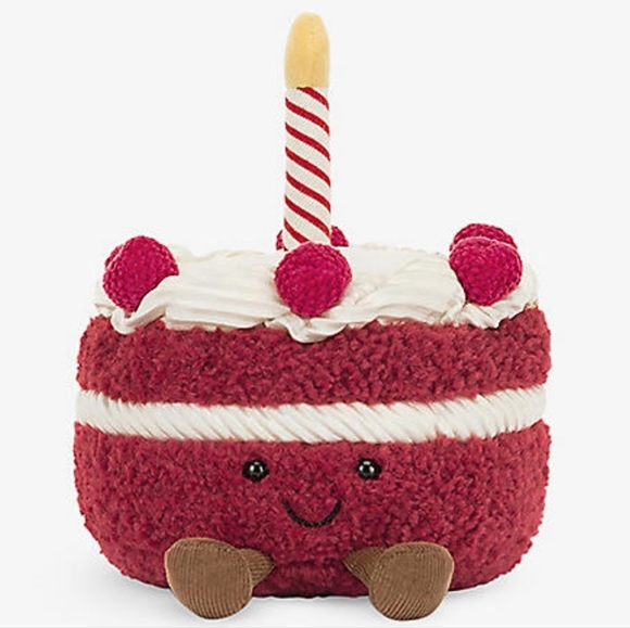 Jellycat Amuseables Cheri Cake 4.7x5.1x4.7" Soft and Plush NWT - Picture 1 of 7